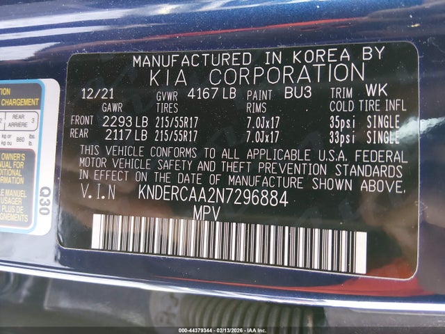 KIA SELTOS EX 2022 KNDERCAA2N7296884 Image 9