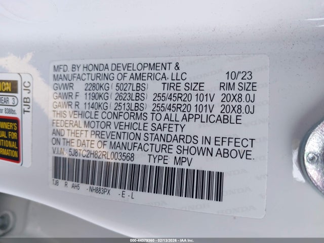 2024 ACURA RDX 5J8TC2H82RL003568 Photo 8