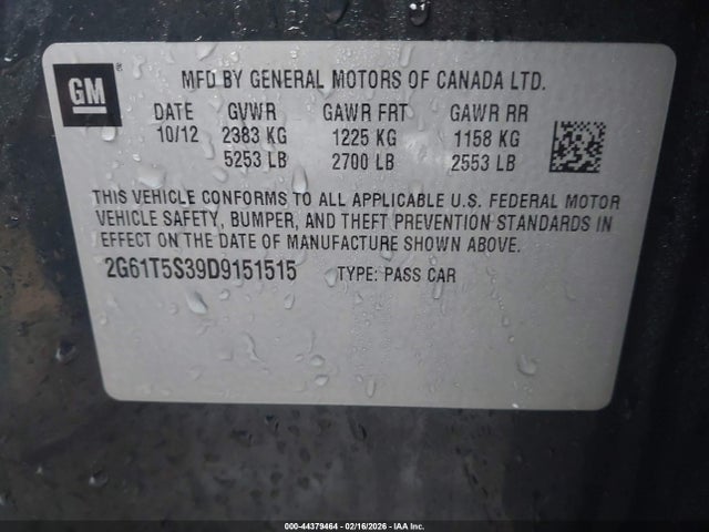 2013 CADILLAC XTS 2G61T5S39D9151515 Photo 8