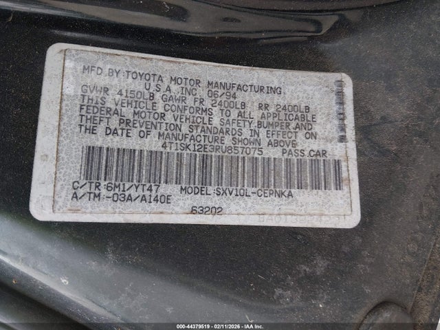 1994 TOYOTA CAMRY 4T1SK12E3RU857075 Photo 8