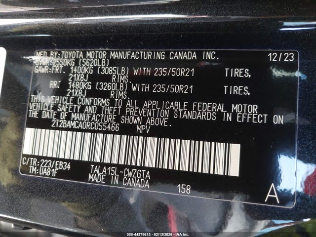2024 LEXUS RX 350 2T2BAMCA0RC055466 Photo 8