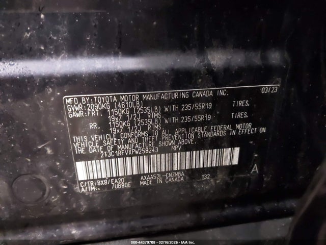 2023 TOYOTA RAV4 2T3C1RFVXPW258243 Photo 8