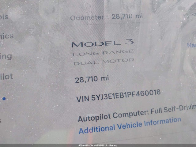 2023 TESLA MODEL 3 5YJ3E1EB1PF460018 Photo 6