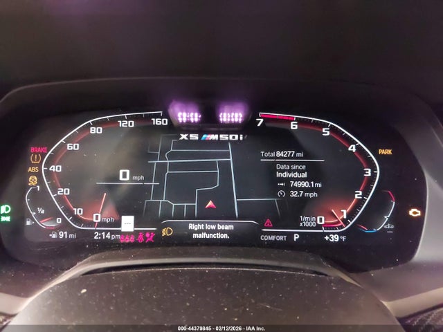 Aukcja sprzedaży 2023 Bmw X5 M50i, vin: 5UXJU4C04P9N59468, numer aukcji: 44379845
