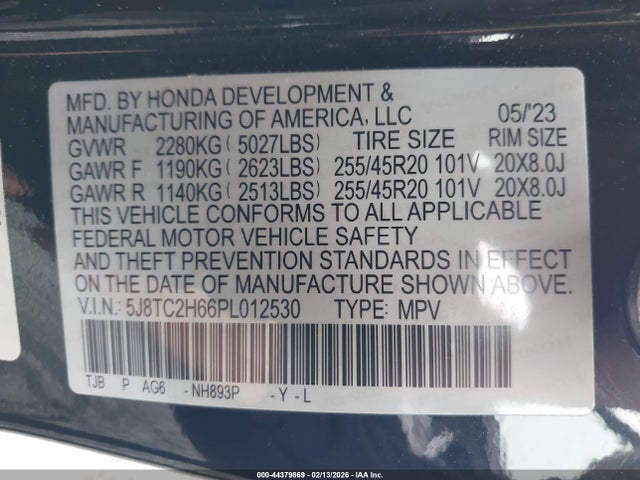 2023 ACURA RDX 5J8TC2H66PL012530 Photo 8