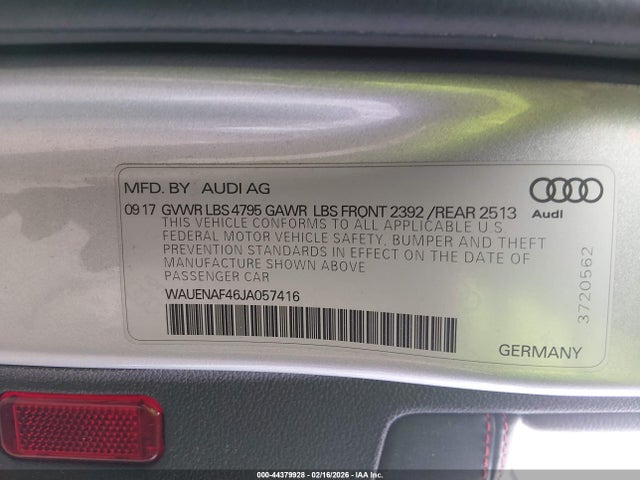 2018 AUDI A4 WAUENAF46JA057416 Photo 8