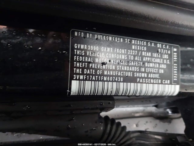 2015 VOLKSWAGEN BEETLE 3VWF17AT1FM607438 Photo 8