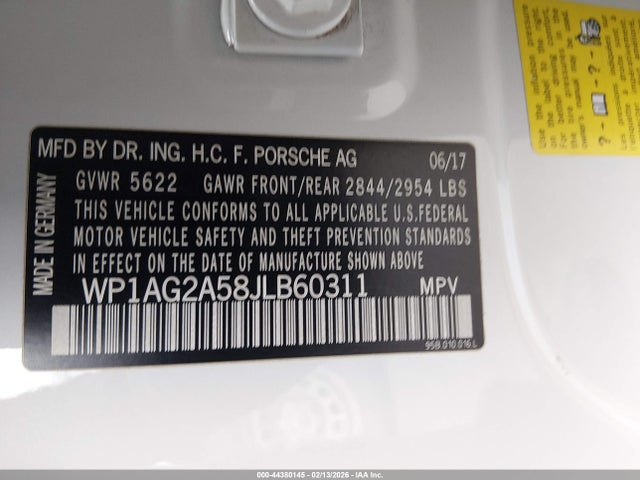 2018 PORSCHE MACAN WP1AG2A58JLB60311 Photo 8