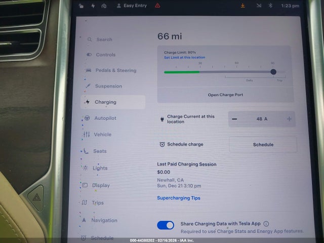 5YJXCAE23GF001810 Tesla Model X 60d/70d/75d/90d