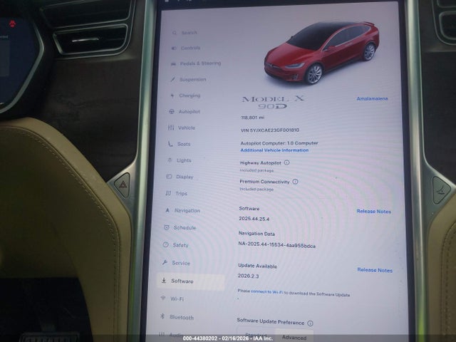 2016 TESLA MODEL X 5YJXCAE23GF001810 Photo 6