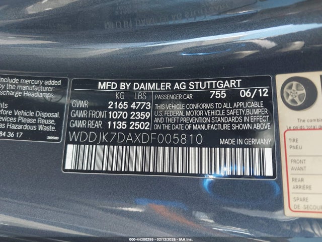 2013 MERCEDES-BENZ SL 550 WDDJK7DAXDF005810 Photo 8