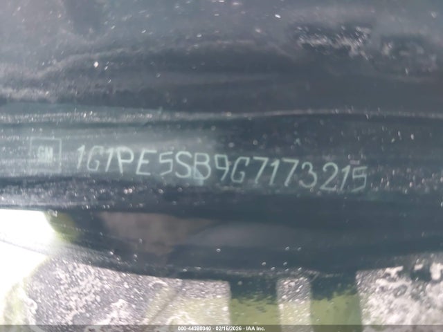 1G1PE5SB9G7173215 Chevrolet Cruze Limited 1lt Auto