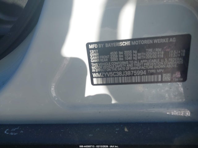 WMZYV5C38J3B75994 Mini Countryman Cooper