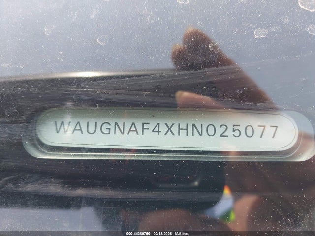 Продаж на аукціоні авто 2017 Audi A4 2.0t Premium, vin: WAUGNAF4XHN025077, номер лоту: 44380750