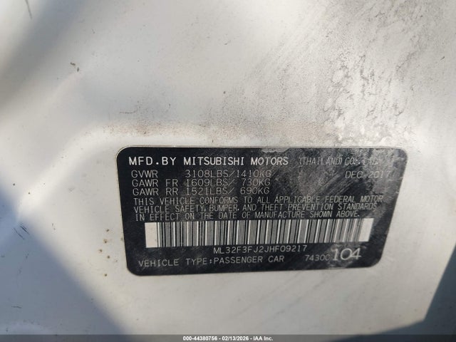 2018 MITSUBISHI MIRAGE G4 ML32F3FJ2JHF09217 Photo 8