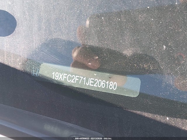 Honda CIVIC EX 2018 19XFC2F71JE206180 Image 9
