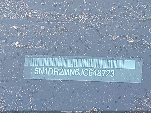 5N1DR2MN6JC648723 Nissan Pathfinder Sv