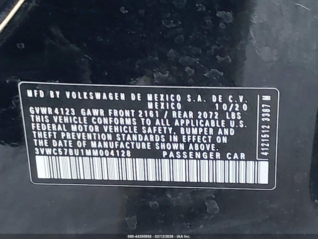 2021 VOLKSWAGEN JETTA 3VWC57BU1MM004128 Photo 8