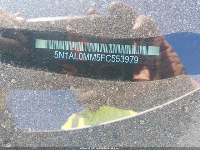 Продажа на аукционе авто 2015 Infiniti Qx60, vin: 5N1AL0MM5FC553979, номер лота: 44381053