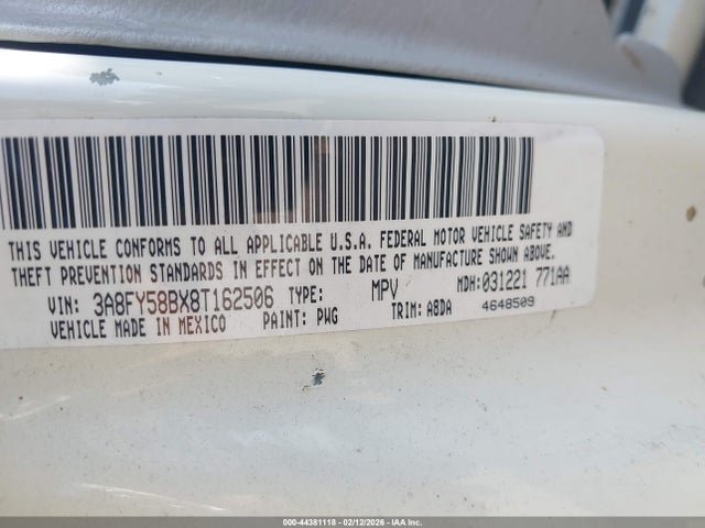 2008 CHRYSLER PT CRUISER 3A8FY58BX8T162506 Photo 8