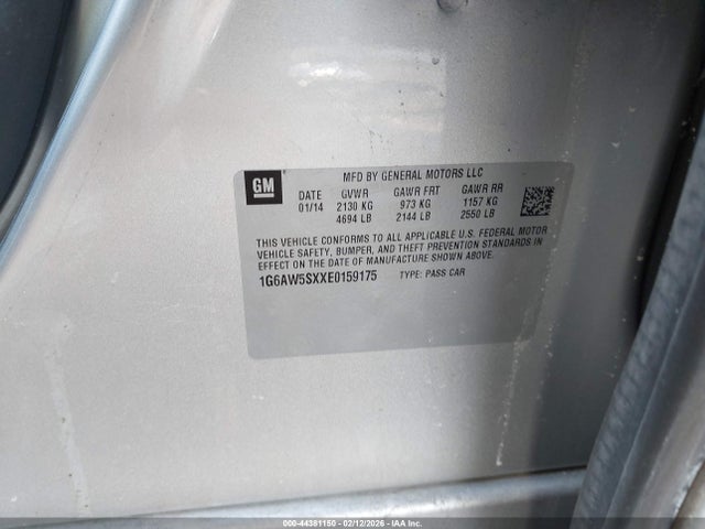 2014 CADILLAC CTS 1G6AW5SXXE0159175 Photo 8