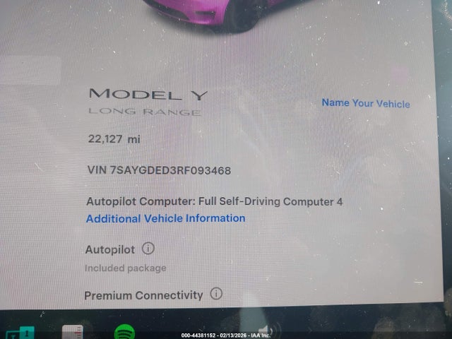 2024 TESLA MODEL Y 7SAYGDED3RF093468 Photo 6