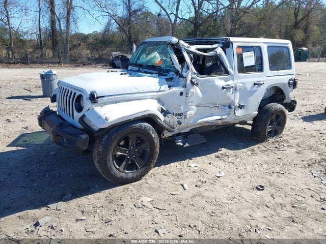 2021 Jeep Wrangler Unlimited Sahara Altitude 4x4 მანქანა იყიდება აუქციონზე, vin: 1C4HJXENXMW844837, აუქციონის ნომერი: 44381226