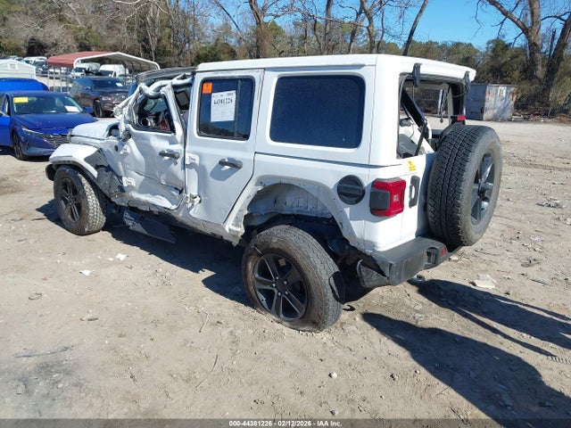2021 Jeep Wrangler Unlimited Sahara Altitude 4x4 მანქანა იყიდება აუქციონზე, vin: 1C4HJXENXMW844837, აუქციონის ნომერი: 44381226