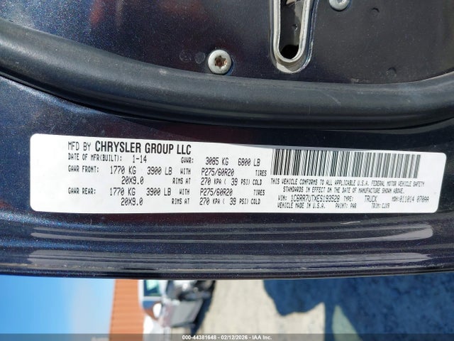 Продаж на аукціоні авто 2014 Ram 1500 Sport, vin: 1C6RR7UTXES193528, номер лоту: 44381648