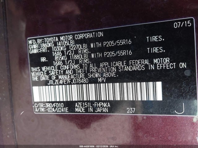 Scion Xb 686 Parklan Edition 2015 JTLZE4FE7FJ078480 Image 9