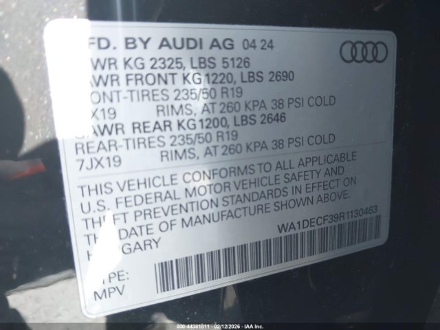 2024 AUDI Q3 WA1DECF39R1130463 Photo 8