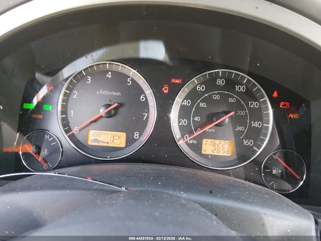 44381934 :رقم المزاد ، JNRBS08W94X404374 vin ، 2004 Infiniti Fx45 مزاد بيع