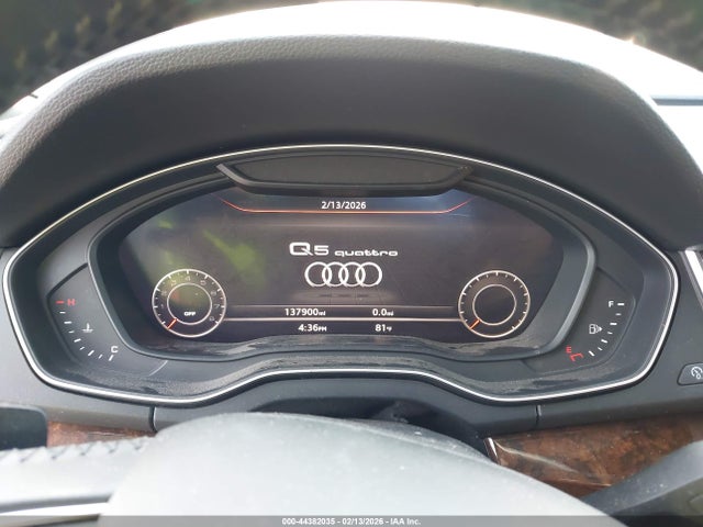 Aukcja sprzedaży 2018 Audi Q5 2.0t Premium/2.0t Tech Premium, vin: WA1BNAFY8J2026472, numer aukcji: 44382035