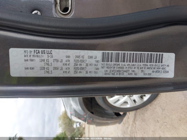 3C4PDCAB8HT544877 Dodge JOURNEY SE