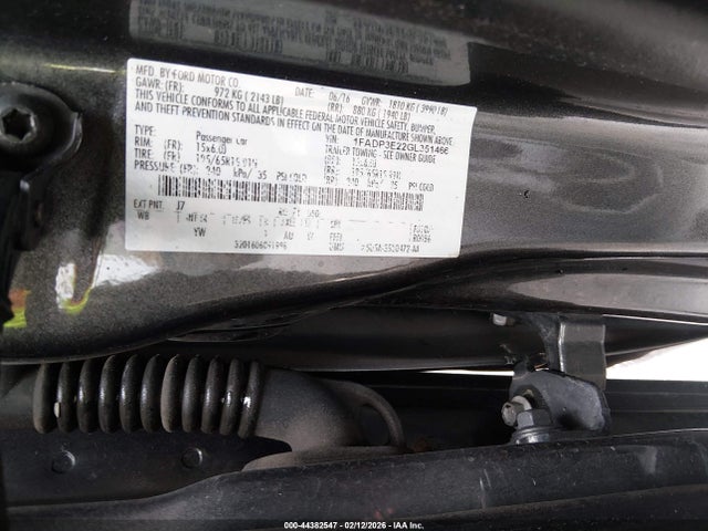 Ford FOCUS S 2016 1FADP3E22GL351466 Image 9