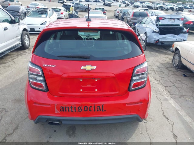 2020 Chevrolet Sonic მანქანა იყიდება აუქციონზე, vin: 1G1JG6SB1L4114418, აუქციონის ნომერი: 44382566