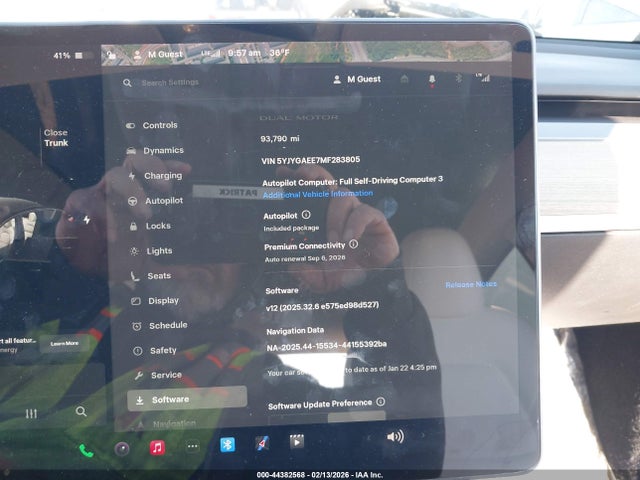 2021 TESLA MODEL Y 5YJYGAEE7MF283805 Photo 6