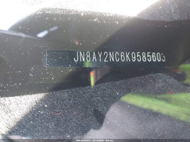 44382874 :رقم المزاد ، JN8AY2NC6K9585603 vin ، 2019 Nissan Armada Sl مزاد بيع