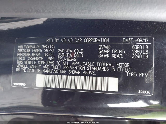 Volvo XC90 3.2 2014 YV4952CZ4E1685035 Image 9