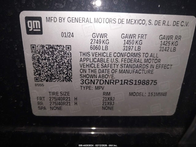 Chevrolet Equinox Ev Rs 2024 3GN7DNRP1RS198875 Image 9