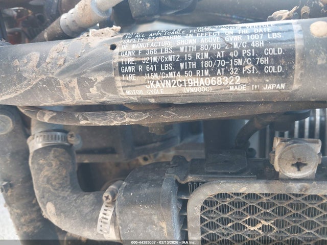 Kawasaki Vn900 C 2017 JKAVN2C19HA068322 Image 10