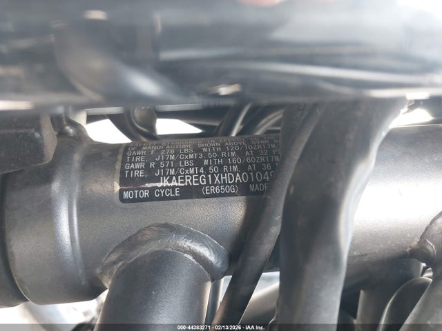 Kawasaki Er650 G 2017 JKAEREG1XHDA01049 Image 9