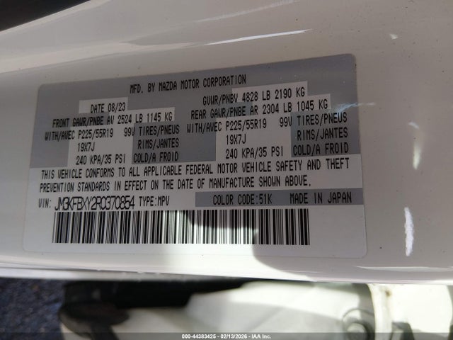 JM3KFBXY2R0370854 Mazda Cx-5 2.5 Turbo Signature