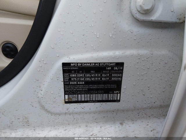 2020 MERCEDES-BENZ GLA 250 WDCTG4GB1LU024385 Photo 8