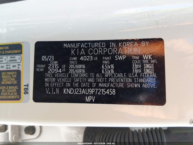 KIA SOUL LX 2023 KNDJ23AU9P7215458 Image 9