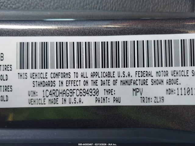 2015 DODGE DURANGO 1C4RDHAG9FC694930 Photo 8