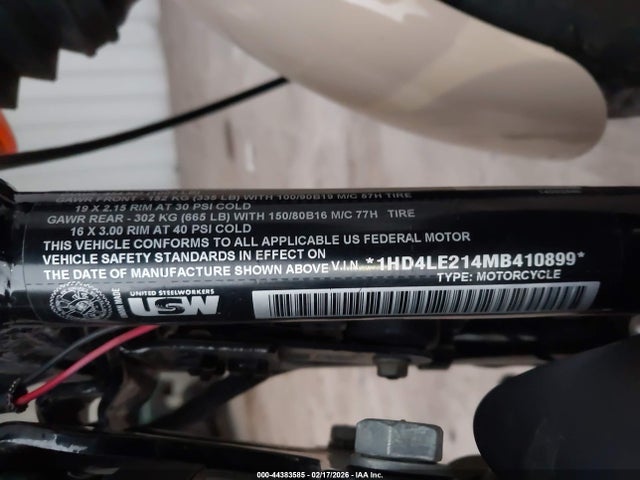 2021 HARLEY-DAVIDSON XL883 1HD4LE214MB410899 Photo 9