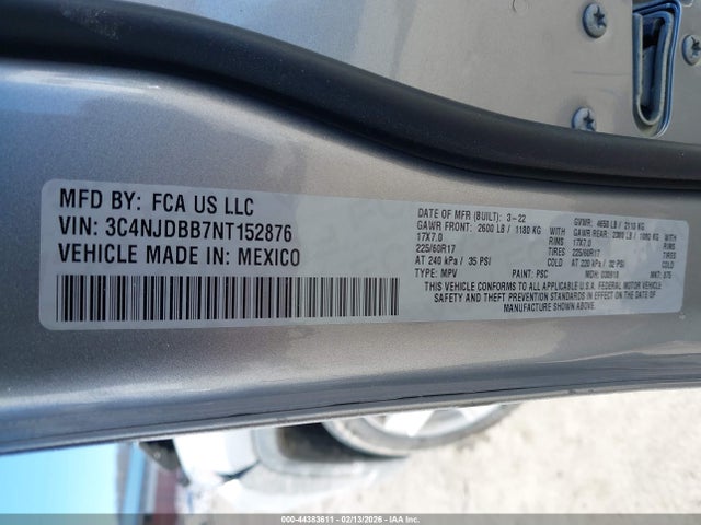 2022 JEEP COMPASS 3C4NJDBB7NT152876 Photo 8