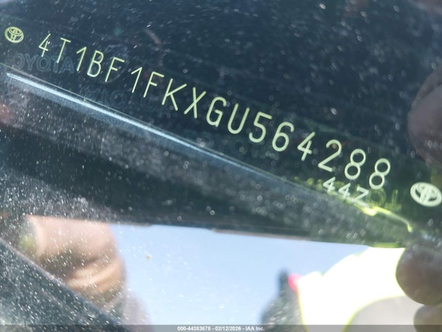 Toyota CAMRY SE 2016 4T1BF1FKXGU564288 Image 9