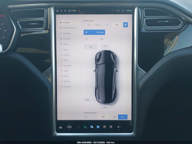44383695 :رقم المزاد ، 5YJSA1E18HF210565 vin ، 2017 Tesla Model S 60/75 مزاد بيع